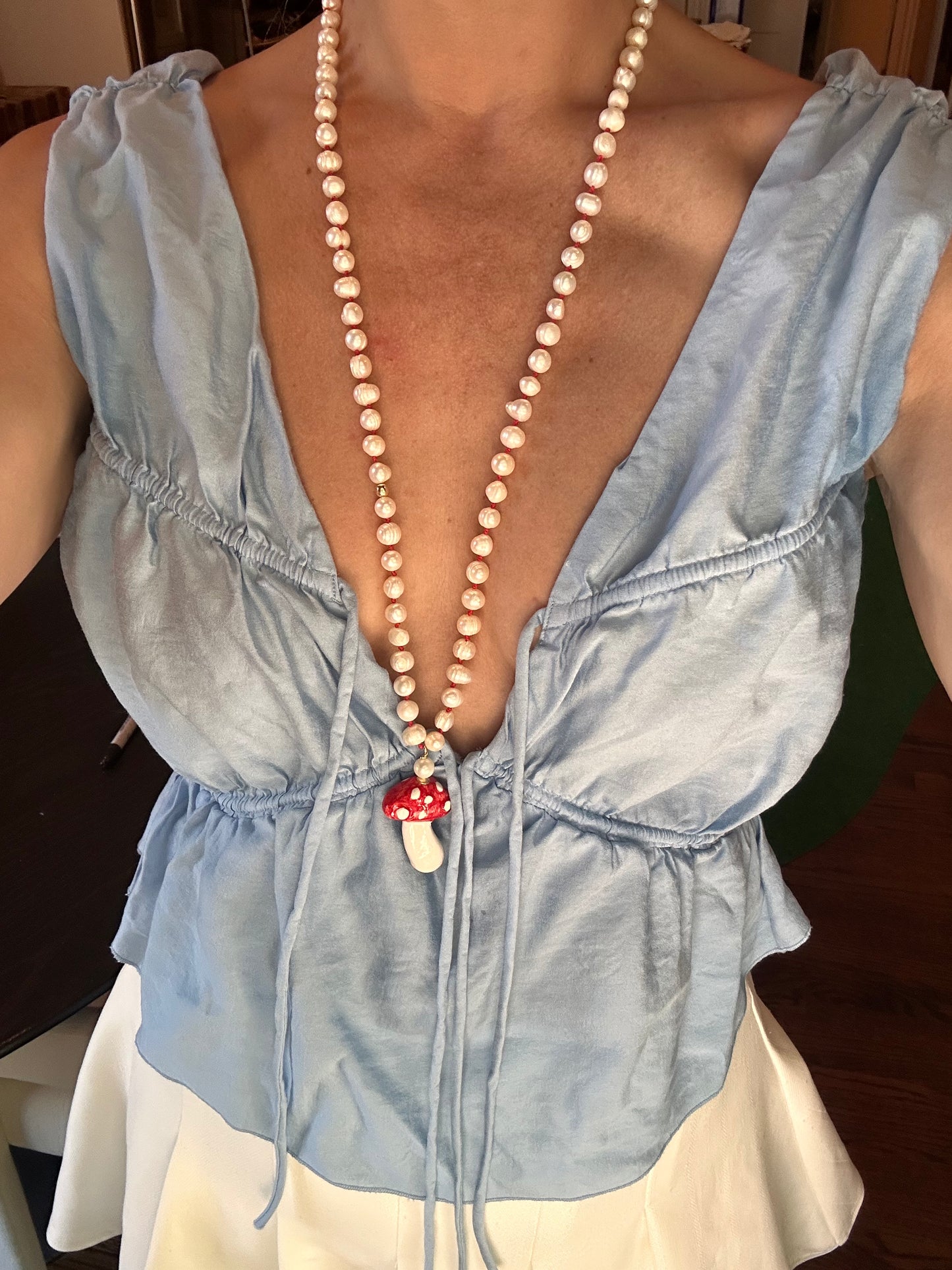 Mushroom Necklace