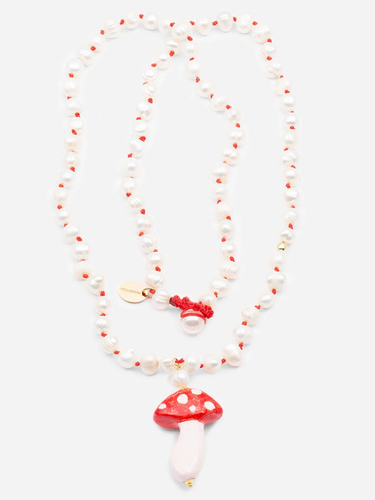 Mushroom Necklace