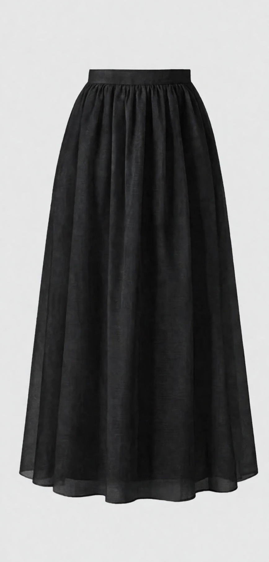 Melinda Linen and Silk Maxi Skirt
