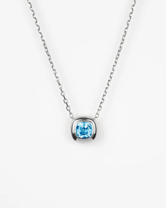 Puff Pendant in Sterling Silver